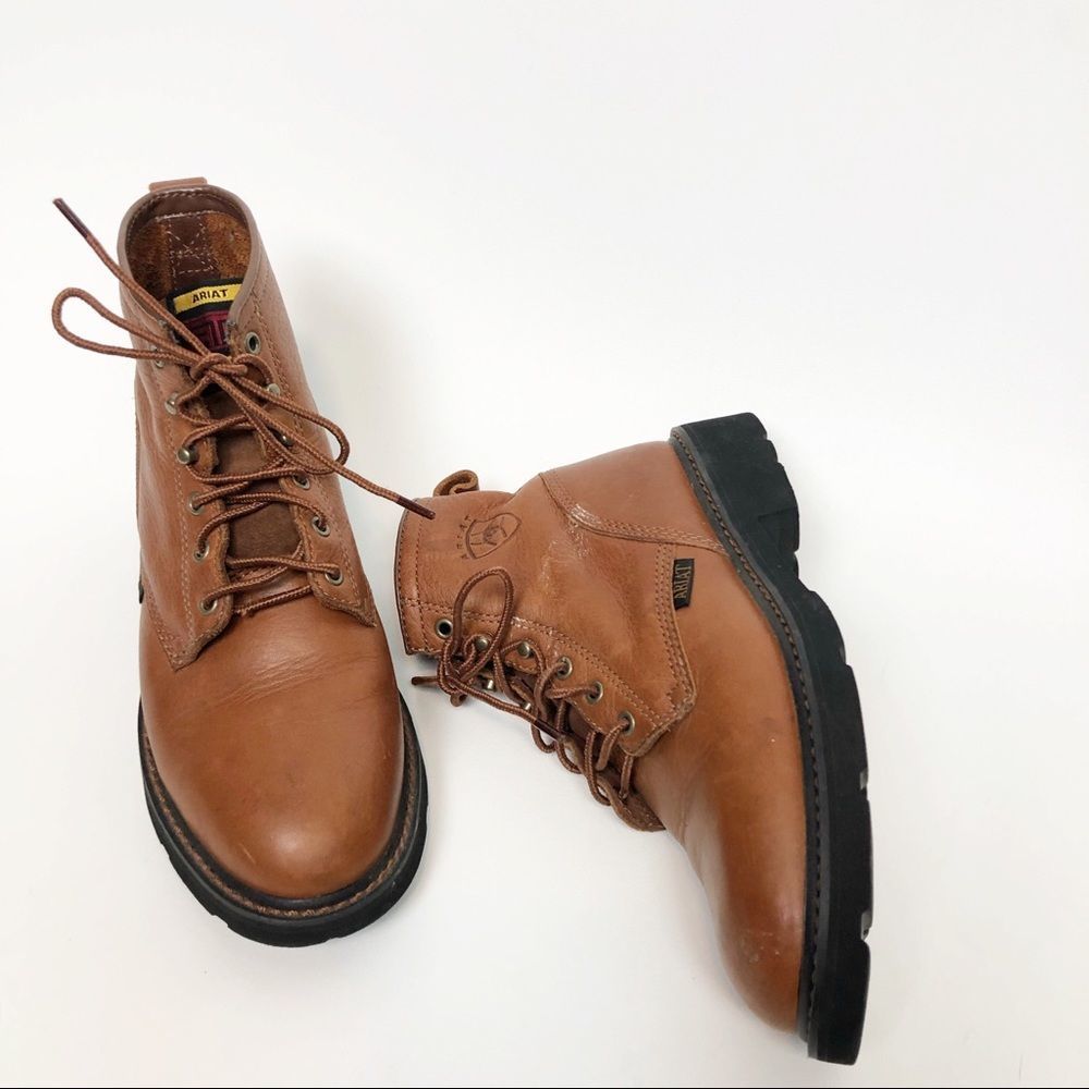 Artist Children’s Lace Up Leather Work Boots